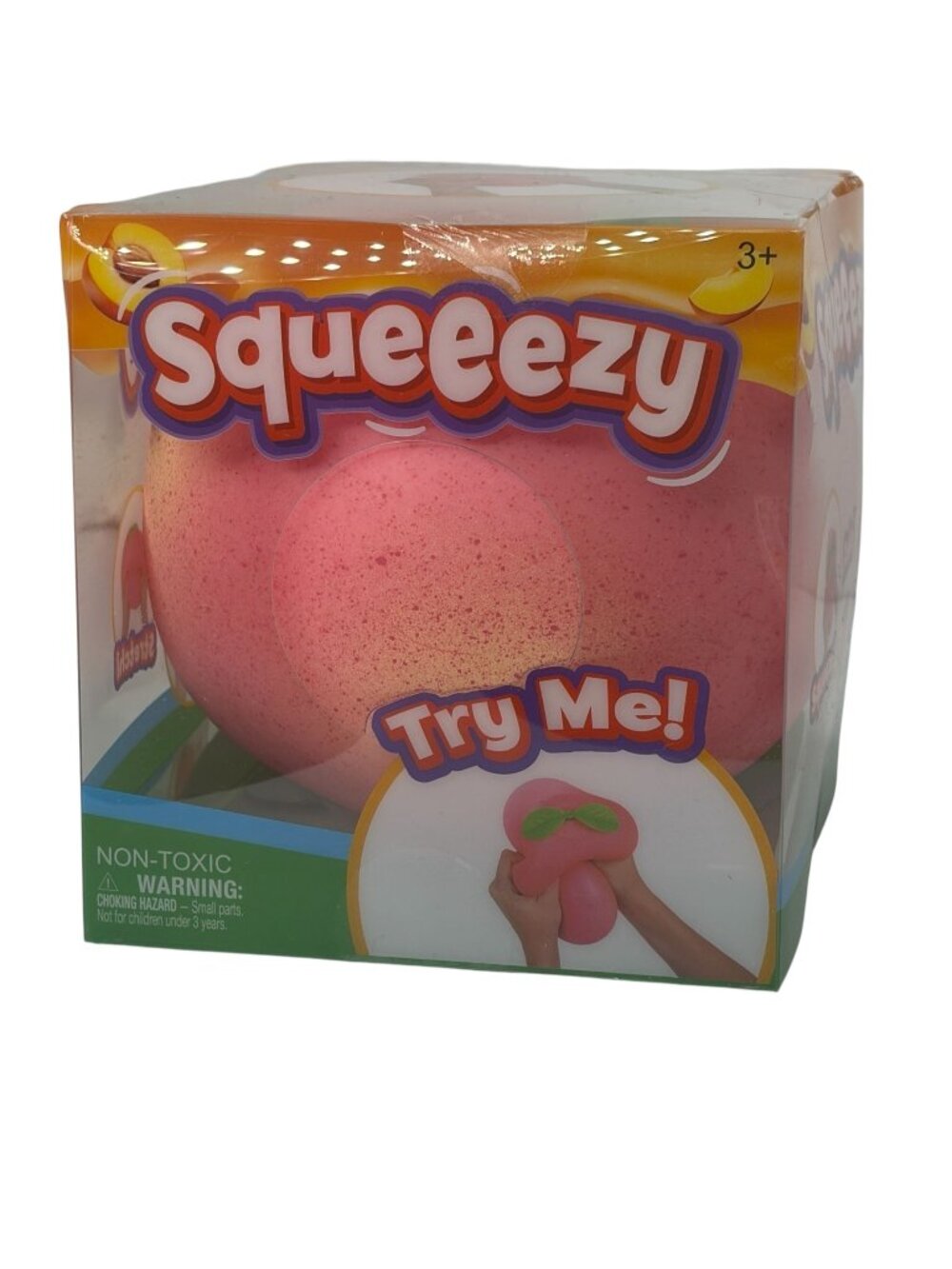 Sunny Days Squeezy Peach Jumbo Toy New in Box